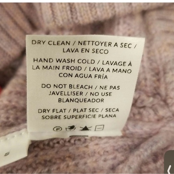 $375 NAADAM Lilac Off-Shoulder Sweater - Picture 6 of 8